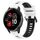 Per Garmin Venu 2 Plus 20mm Cinturino sportivo in silicone bicolore (bianco + nero) Per Garmin Venu 2 Plus 20mm Cinturino sportivo in silicone bicolore (bianco + nero)