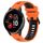 Per Garmin Venu 2 Plus 20mm Cinturino sportivo in silicone bicolore (arancione + nero) Per Garmin Venu 2 Plus 20mm Cinturino sportivo in silicone bicolore (arancione + nero)