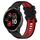 Per Garmin Venu 2 Plus 20mm Cinturino sportivo in silicone bicolore (nero + rosso) Per Garmin Venu 2 Plus 20mm Cinturino sportivo in silicone bicolore (nero + rosso)