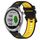 Per Garmin Approach S40 20mm Cinturino sportivo in silicone bicolore (nero + giallo) Per Garmin Approach S40 20mm Cinturino sportivo in silicone bicolore (nero + giallo)
