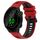 Per Garmin Forerunner 158 20mm Cinturino sportivo in silicone bicolore (rosso + nero) Per Garmin Forerunner 158 20mm Cinturino sportivo in silicone bicolore (rosso + nero)