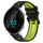 Per Garmin Forerunner 55 20mm Cinturino sportivo in silicone bicolore (nero + verde) Per Garmin Forerunner 55 20mm Cinturino sportivo in silicone bicolore (nero + verde)