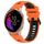 Per Garmin Venu 20mm Cinturino sportivo in silicone bicolore (arancione + nero) Per Garmin Venu 20mm Cinturino sportivo in silicone bicolore (arancione + nero)