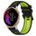 Per cinturino sportivo in silicone bicolore Garmin Venu 20mm (nero + verde) Per cinturino sportivo in silicone bicolore Garmin Venu 20mm (nero + verde)