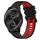 Per Garmin VivoMove Style 20mm Cinturino sportivo in silicone bicolore (nero + rosso) Per Garmin VivoMove Style 20mm Cinturino sportivo in silicone bicolore (nero + rosso)