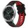 Per Garmin VivoMove Luxe 20mm Cinturino sportivo in silicone bicolore (nero + rosso) Per Garmin VivoMove Luxe 20mm Cinturino sportivo in silicone bicolore (nero + rosso)