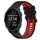 Per Garmin Forerunner 245 20mm Cinturino sportivo in silicone bicolore (nero + rosso) Per Garmin Forerunner 245 20mm Cinturino sportivo in silicone bicolore (nero + rosso)