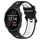 Per Garmin Forerunner 245 Music 20mm Cinturino sportivo in silicone bicolore (nero + bianco) Per Garmin Forerunner 245 Music 20mm Cinturino sportivo in silicone bicolore (nero + bianco)