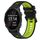 Per Garmin Forerunner 245 Music 20mm Cinturino sportivo in silicone bicolore (nero + verde) Per Garmin Forerunner 245 Music 20mm Cinturino sportivo in silicone bicolore (nero + verde)
