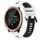 Per Garmin Forerunner 645 Cinturino sportivo in silicone bicolore da 20 mm (bianco + nero) Per Garmin Forerunner 645 Cinturino sportivo in silicone bicolore da 20 mm (bianco + nero)