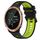 Per Garmin Forerunner 645 Music 20mm Cinturino sportivo in silicone bicolore (nero + verde) Per Garmin Forerunner 645 Music 20mm Cinturino sportivo in silicone bicolore (nero + verde)