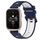 Per Garmin Forerunner Sq2 Cinturino sportivo in silicone bicolore da 20 mm (blu notte + bianco) Per Garmin Forerunner Sq2 Cinturino sportivo in silicone bicolore da 20 mm (blu notte + bianco)