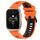Per Garmin Forerunner Sq2 Music 20mm Cinturino sportivo in silicone bicolore (arancione + nero) Per Garmin Forerunner Sq2 Music 20mm Cinturino sportivo in silicone bicolore (arancione + nero)