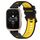 Per Garmin Forerunner Sq2 Music 20mm Cinturino sportivo in silicone bicolore (nero + giallo) Per Garmin Forerunner Sq2 Music 20mm Cinturino sportivo in silicone bicolore (nero + giallo)