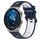 Per Huawei Watch GT3 Pro 43mm 20mm Cinturino sportivo in silicone bicolore (blu notte + bianco)