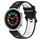 Per Huawei Watch GT2 42mm 20mm Cinturino sportivo in silicone bicolore (nero + bianco)