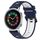 Per Huawei Watch GT2 42mm 20mm Cinturino sportivo in silicone bicolore (blu notte + bianco) Per Huawei Watch GT2 42mm 20mm Cinturino sportivo in silicone bicolore (blu notte + bianco)