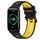For Honor Watch ES 20mm Cinturino sportivo in silicone bicolore (nero + giallo) For Honor Watch ES 20mm Cinturino sportivo in silicone bicolore (nero + giallo)
