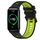 For Honor Watch ES 20mm Cinturino sportivo in silicone bicolore (nero + verde) For Honor Watch ES 20mm Cinturino sportivo in silicone bicolore (nero + verde)