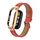Custodia in metallo integrata per Xiaomi Mi Band 8 + cinturino in pelle cucita in microfibra (rosso) Custodia in metallo integrata per Xiaomi Mi Band 8 + cinturino in pelle cucita in microfibra (rosso)