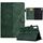 Custodia per tablet in pelle goffrata rombo per Lenovo Tab M9 (verde)