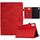 Custodia per tablet in pelle goffrata rombo per Lenovo Tab M9 (rosso)