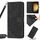 Per Samsung Galaxy S22+ 5G Skin Feel Custodia in pelle con motivo a strisce con cordino (nero) Per Samsung Galaxy S22+ 5G Skin Feel Custodia in pelle con motivo a strisce con cordino (nero)
