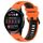 Per Huawei Watch 3 22mm Cinturino sportivo in silicone bicolore (arancione + nero) Per Huawei Watch 3 22mm Cinturino sportivo in silicone bicolore (arancione + nero)