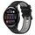 Per Huawei Watch 3 22mm Cinturino sportivo in silicone bicolore (nero + grigio) Per Huawei Watch 3 22mm Cinturino sportivo in silicone bicolore (nero + grigio)