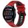 Per Huawei Watch 3 22mm Cinturino sportivo in silicone bicolore (rosso + nero) Per Huawei Watch 3 22mm Cinturino sportivo in silicone bicolore (rosso + nero)