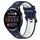 Per Huawei Watch 3 22mm Cinturino sportivo in silicone bicolore (blu notte + bianco) Per Huawei Watch 3 22mm Cinturino sportivo in silicone bicolore (blu notte + bianco)