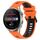 Per Huawei Watch 3 Pro 22mm Cinturino sportivo in silicone bicolore (arancione + nero) Per Huawei Watch 3 Pro 22mm Cinturino sportivo in silicone bicolore (arancione + nero)