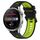 Per Huawei Watch 3 Pro 22mm Cinturino sportivo in silicone bicolore (nero + verde) Per Huawei Watch 3 Pro 22mm Cinturino sportivo in silicone bicolore (nero + verde)