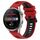 Per Huawei Watch 3 Pro 22mm Cinturino sportivo in silicone bicolore (rosso + nero) Per Huawei Watch 3 Pro 22mm Cinturino sportivo in silicone bicolore (rosso + nero)