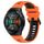 Per Huawei Watch GT 2E 22mm Cinturino sportivo in silicone bicolore (arancione + nero) Per Huawei Watch GT 2E 22mm Cinturino sportivo in silicone bicolore (arancione + nero)