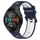 Per Huawei Watch GT 2E 22mm Cinturino sportivo in silicone bicolore (blu notte + bianco) Per Huawei Watch GT 2E 22mm Cinturino sportivo in silicone bicolore (blu notte + bianco)