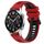 Per Huawei GT2 46mm 22mm Cinturino sportivo in silicone bicolore (rosso + nero) Per Huawei GT2 46mm 22mm Cinturino sportivo in silicone bicolore (rosso + nero)