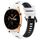 For Honor Watch GS 3 22mm Cinturino sportivo in silicone bicolore (bianco + nero) For Honor Watch GS 3 22mm Cinturino sportivo in silicone bicolore (bianco + nero)