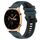 For Honor Watch GS 3 22mm Cinturino sportivo in silicone bicolore (verde oliva + nero)