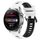 Per Huawei Watch 3 Pro Nuovo cinturino sportivo in silicone bicolore da 22 mm (bianco + nero) Per Huawei Watch 3 Pro Nuovo cinturino sportivo in silicone bicolore da 22 mm (bianco + nero)