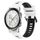 For Honor Watch GS 3i 22mm Cinturino sportivo in silicone bicolore (bianco + nero)