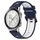 For Honor Watch GS 3i 22mm Cinturino sportivo in silicone bicolore (blu notte + bianco) For Honor Watch GS 3i 22mm Cinturino sportivo in silicone bicolore (blu notte + bianco)