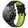 Per Xiaomi MI Watch S1 22mm Cinturino sportivo in silicone bicolore (nero + verde) Per Xiaomi MI Watch S1 22mm Cinturino sportivo in silicone bicolore (nero + verde)