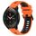 Per Xiaomi MI Watch S1 Pro 22mm Cinturino sportivo in silicone bicolore (arancione + nero) Per Xiaomi MI Watch S1 Pro 22mm Cinturino sportivo in silicone bicolore (arancione + nero)