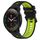 Per Xiaomi MI Watch S1 Pro 22mm Cinturino sportivo in silicone bicolore (nero + verde) Per Xiaomi MI Watch S1 Pro 22mm Cinturino sportivo in silicone bicolore (nero + verde)