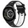 Per Xiaomi Haylou RT2 LS10 22mm Cinturino sportivo in silicone bicolore (nero + bianco) Per Xiaomi Haylou RT2 LS10 22mm Cinturino sportivo in silicone bicolore (nero + bianco)