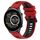 Per Xiaomi Haylou RT2 LS10 22mm Cinturino sportivo in silicone bicolore (rosso + nero) Per Xiaomi Haylou RT2 LS10 22mm Cinturino sportivo in silicone bicolore (rosso + nero)