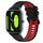 Per Xiaomi Haylou RS4 LS12 22mm Cinturino sportivo in silicone bicolore (nero + rosso) Per Xiaomi Haylou RS4 LS12 22mm Cinturino sportivo in silicone bicolore (nero + rosso)