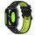 Per Xiaomi Haylou RS4 LS12 22mm Cinturino sportivo in silicone bicolore (nero + verde) Per Xiaomi Haylou RS4 LS12 22mm Cinturino sportivo in silicone bicolore (nero + verde)