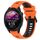 Per Garmin Forerunner 255 22mm Cinturino sportivo in silicone bicolore (arancione + nero) Per Garmin Forerunner 255 22mm Cinturino sportivo in silicone bicolore (arancione + nero)